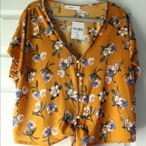 Forever 21 plus crop top